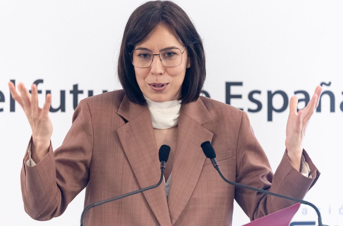La ministra de Ciencia, Innovación y Universidades, Diana Morant, en el encuentro empresarial organizado por la Fundación Conexus.