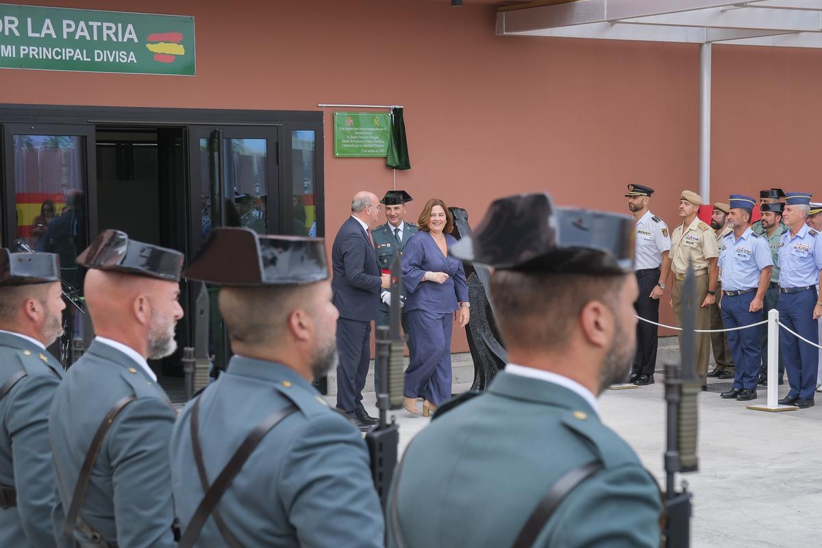 Inauguración del cuartel de la Guardia Civil en el Puerto de Las Palmas-