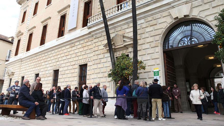 Una imagen del Museo de Málaga, el día de su apertura.