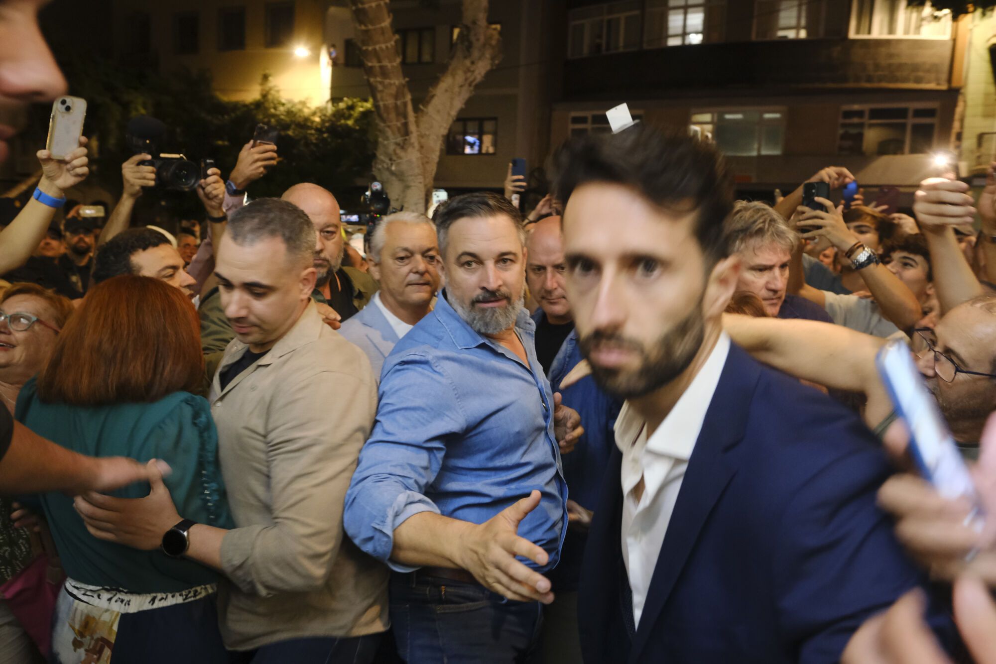 Acto de Santiago Abascal en el Círculo Mercantil