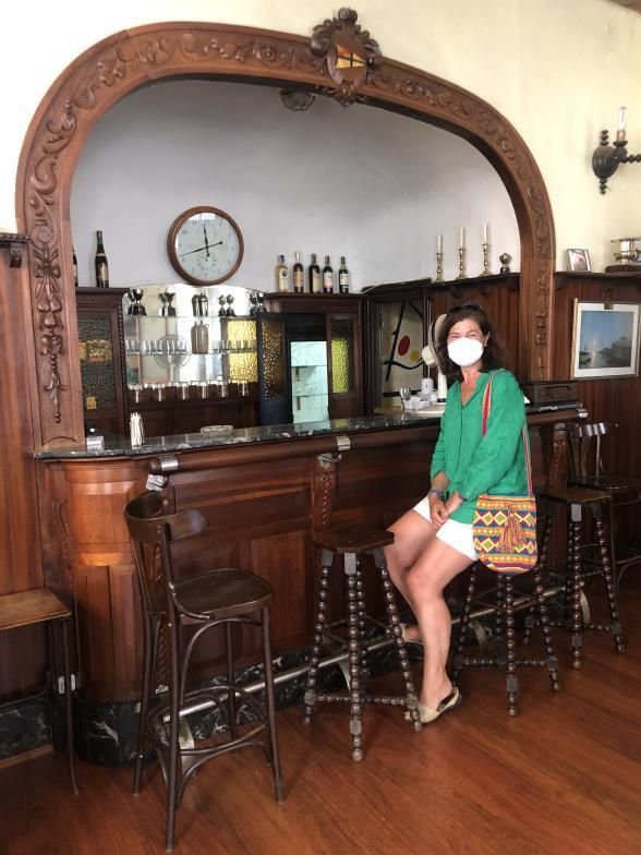 Un bar de paquebote en el Real Club de Regatas.