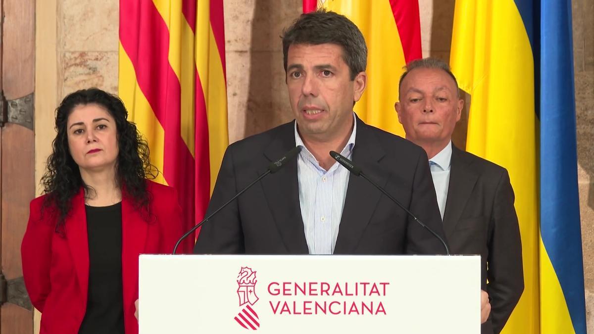 Mazón, sindicatos y CEV reivindican el fondo de nivelación para la Comunitat Valenciana