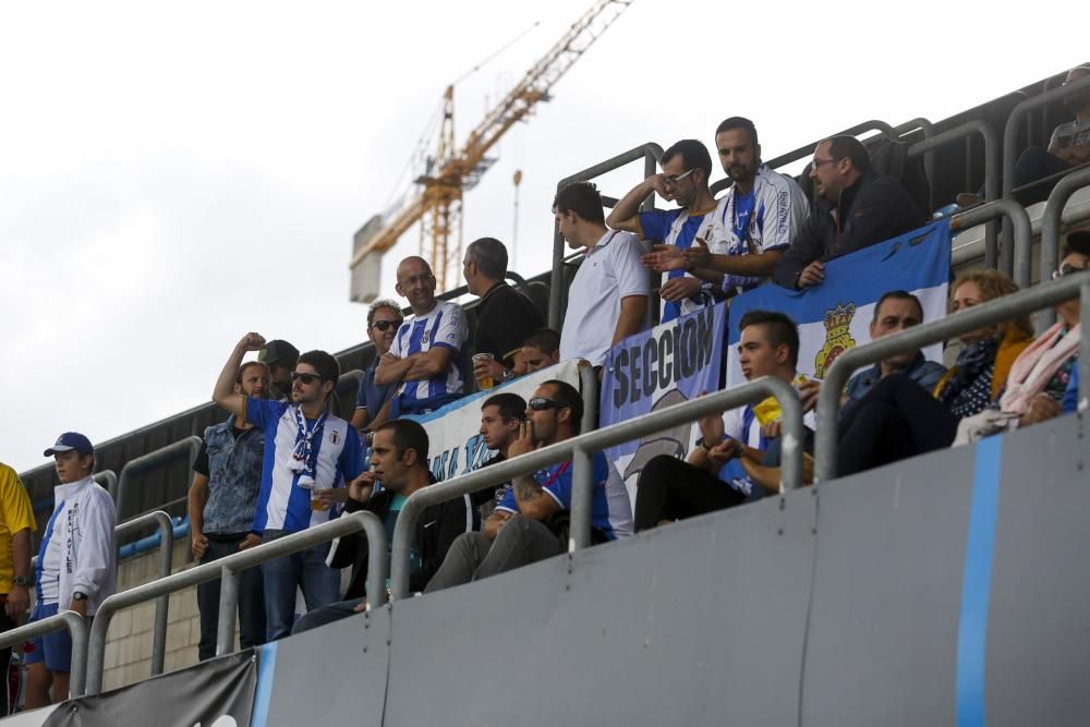 El partido entre el Real Avilés y Mosconia, en imágenes