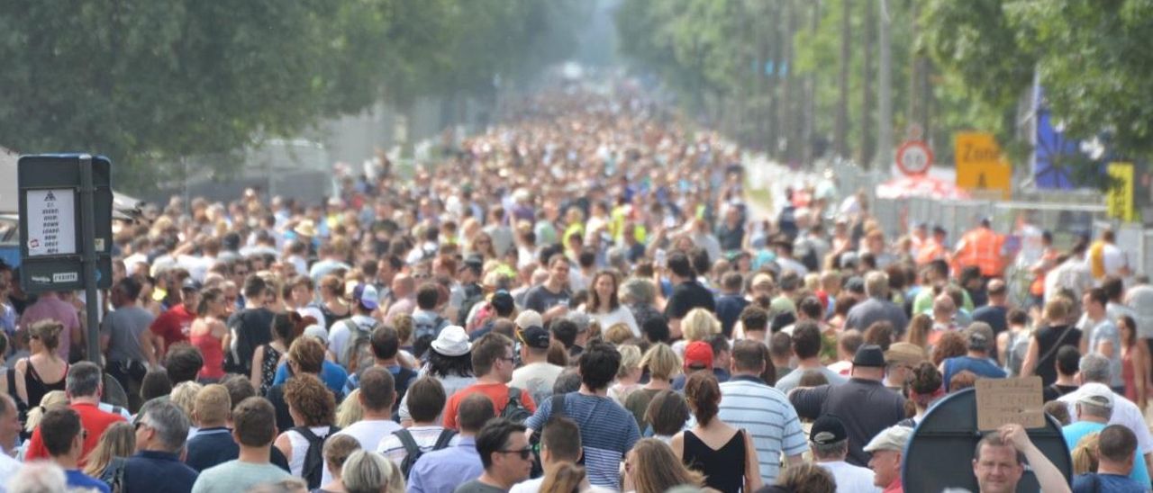 La población está frenando su crecimiento