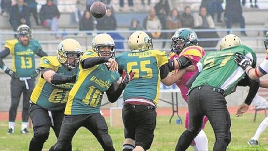 Primer partido de fútbol americano en extremadura