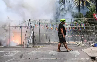 Así ha sido la cuarta mascletà de las fiestas de Elche a cargo de pirotecnia Turis