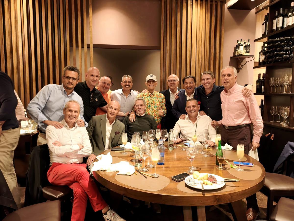 Emotivo almuerzo con el terorense Paco Santana