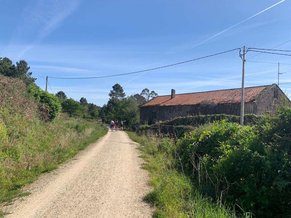 De caminata por la Vía Verde de O Salnés