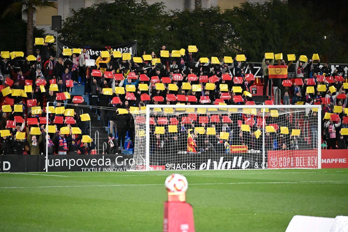 El Eldense cae eliminado de la Copa del Rey frente al Valencia (0-2)