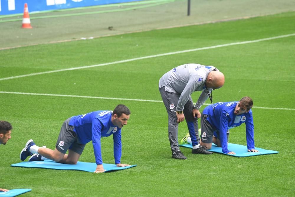 El Dépor prepara en Riazor el duelo de Las Palmas