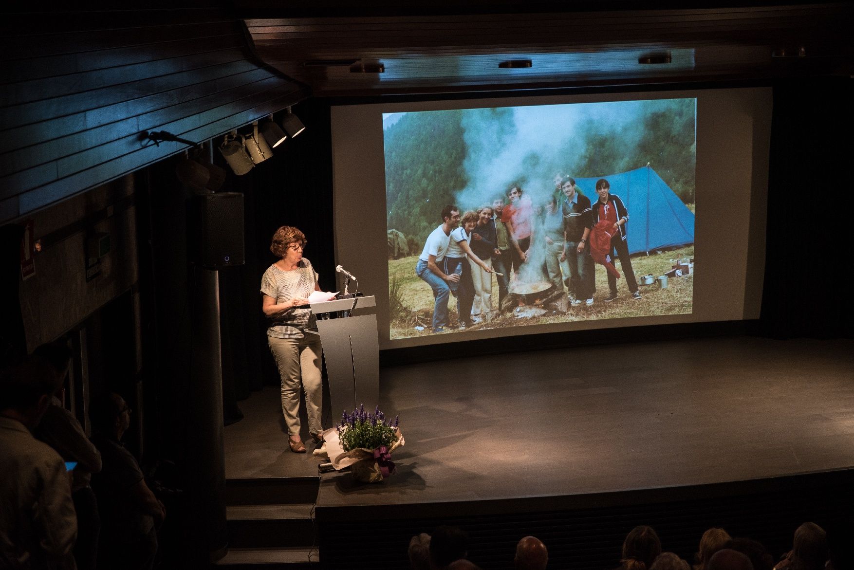 Ple en l'acte d'homenatge a Montserrat Morera, traspassada l’octubre passat