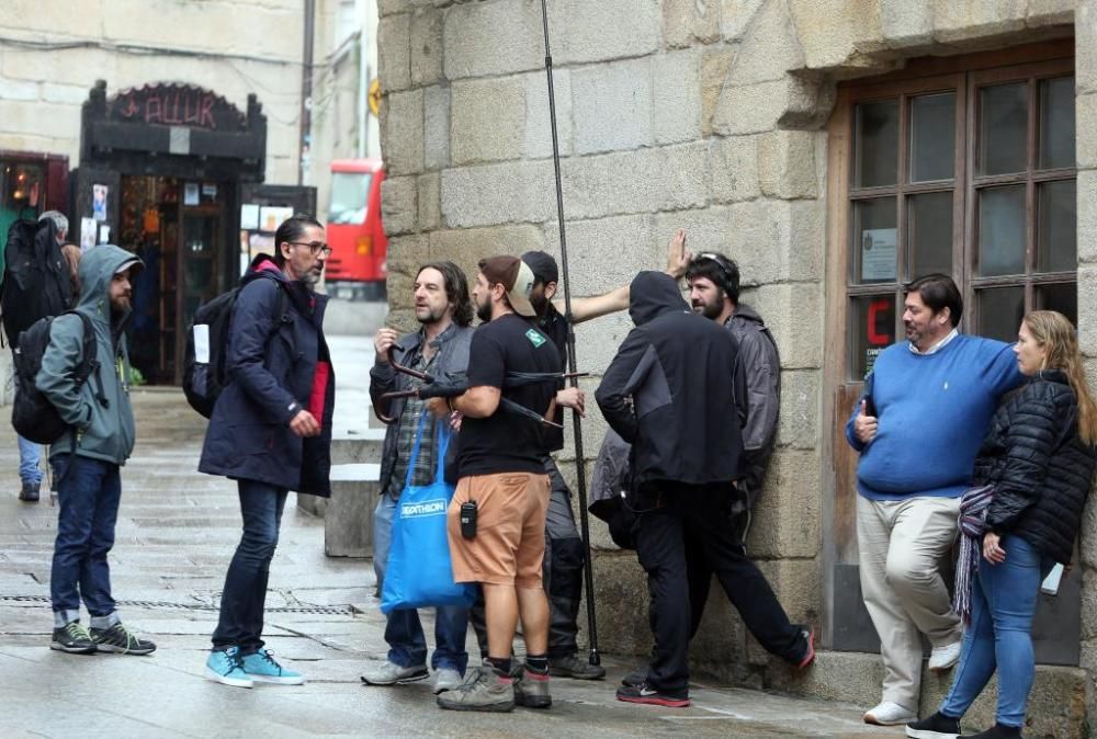 Telemundo rueda en Vigo 50 escenas para la serie Enemigo Íntimo, emitida por Netflix