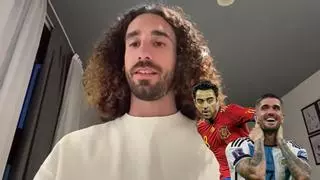 Cucurella explota ante la comparación de Xavi con De Paul: "¡Qué pareja, animal!"