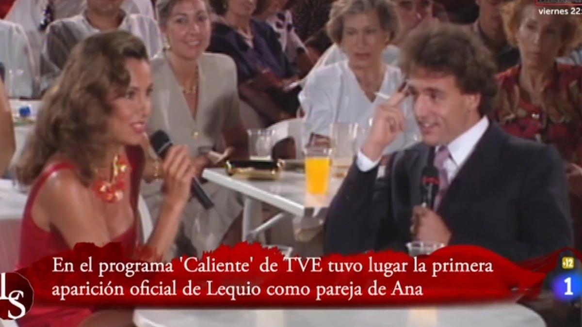 Ana y Alessandro en 1991 ('Caliente', La 1). Tú y yo somos tres. Por Ferran Monegal