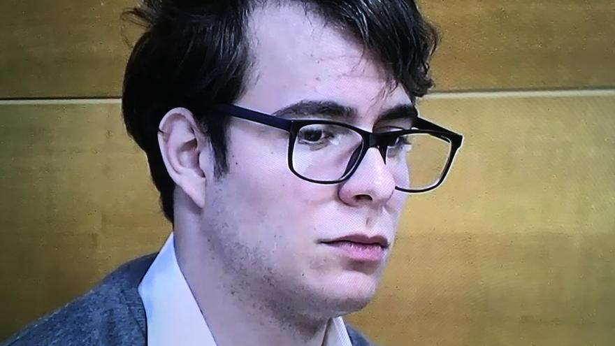 Patrick Nogueira durante el juicio por el crimen de Pioz.