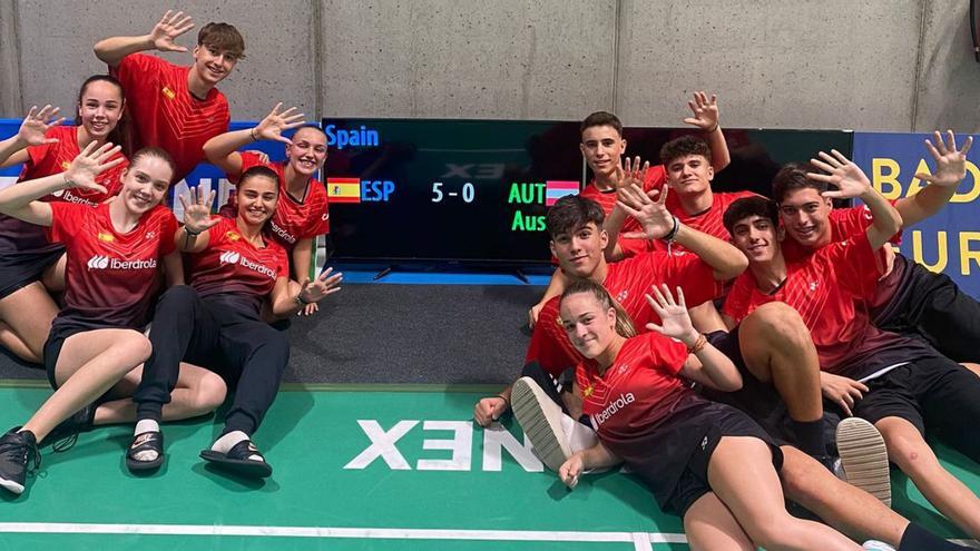 Ibiza eleva el nivel de España en el Europeo sub-17 de bádminton