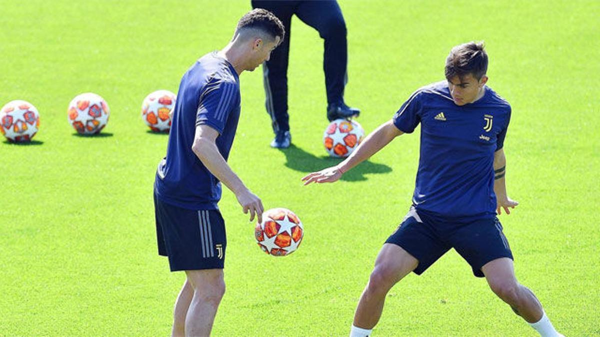 Cristiano ya entrena con el grupo en la Juventus