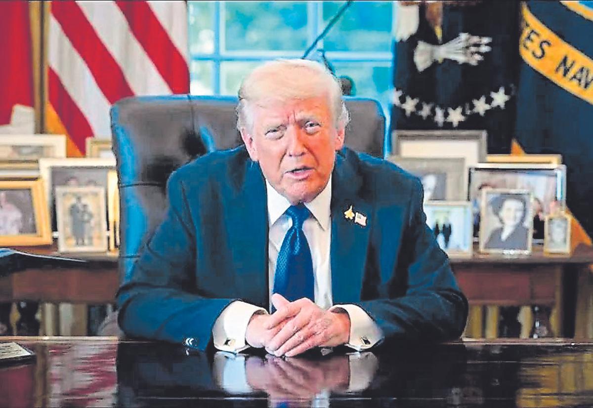 Donald Trump, presidente de los Estados Unidos.