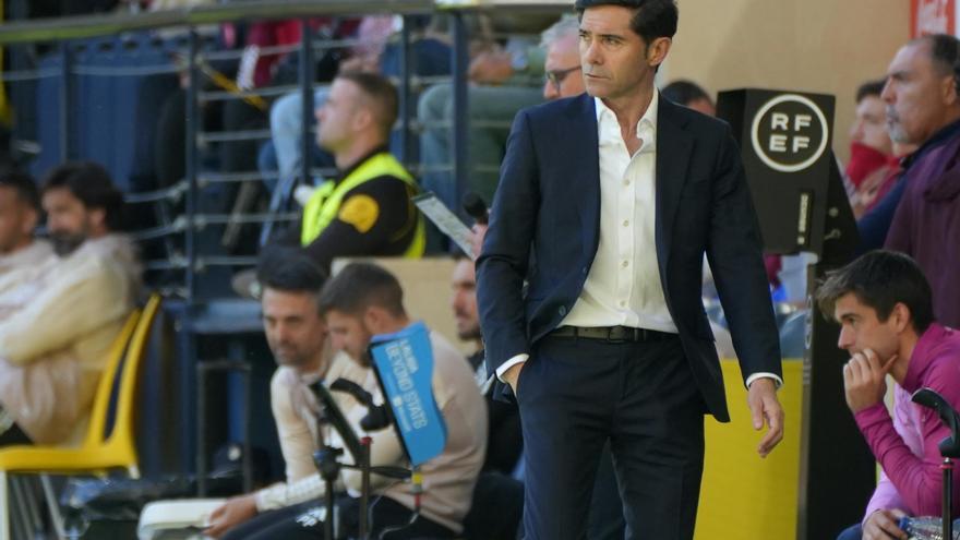 Marcelino, satisfecho tras la goleada ante el Granada &quot;Vamos por el camino correcto y los jugadores se lo merecían&quot;