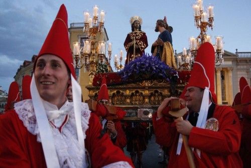 Procesión de los 'Coloraos' en Murcia