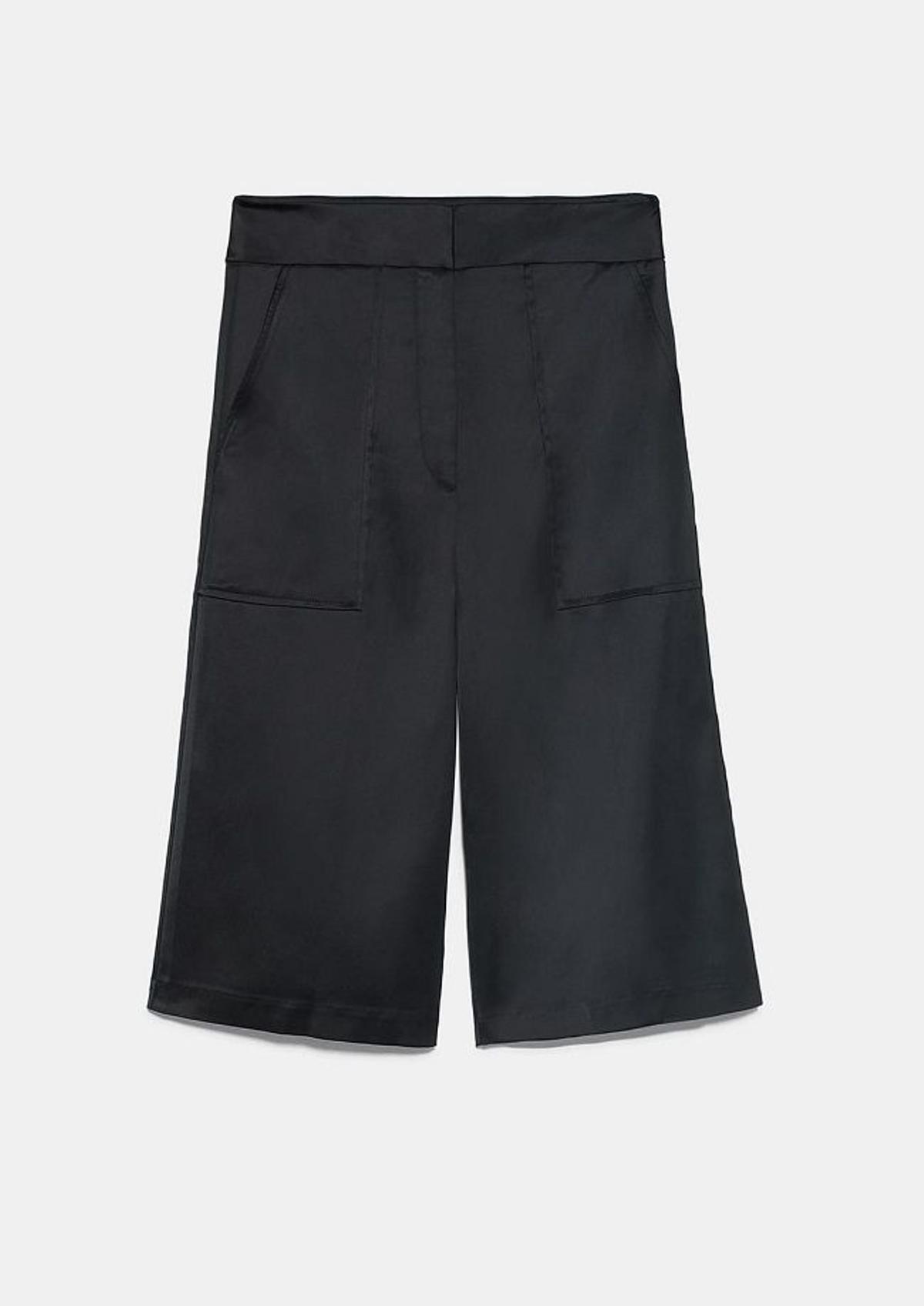 Bermudas satinadas de lo nuevo de Zara