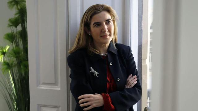 La consejera de Empleo, Formación y Trabajo Autónomo, Rocío Blanco, en la sede de La Opinión de Málaga.