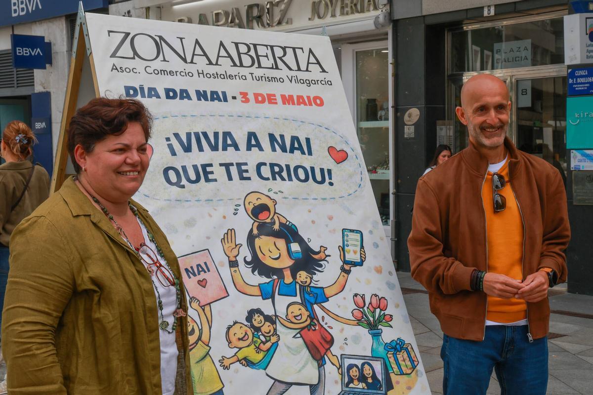 Carou y Louzán presentaron la campaña del Día da Nai.