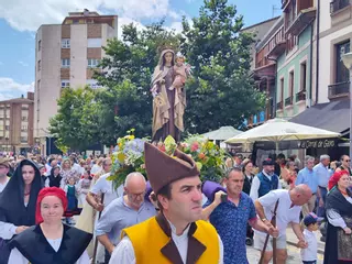 La procesión de El Carmen, en imágenes