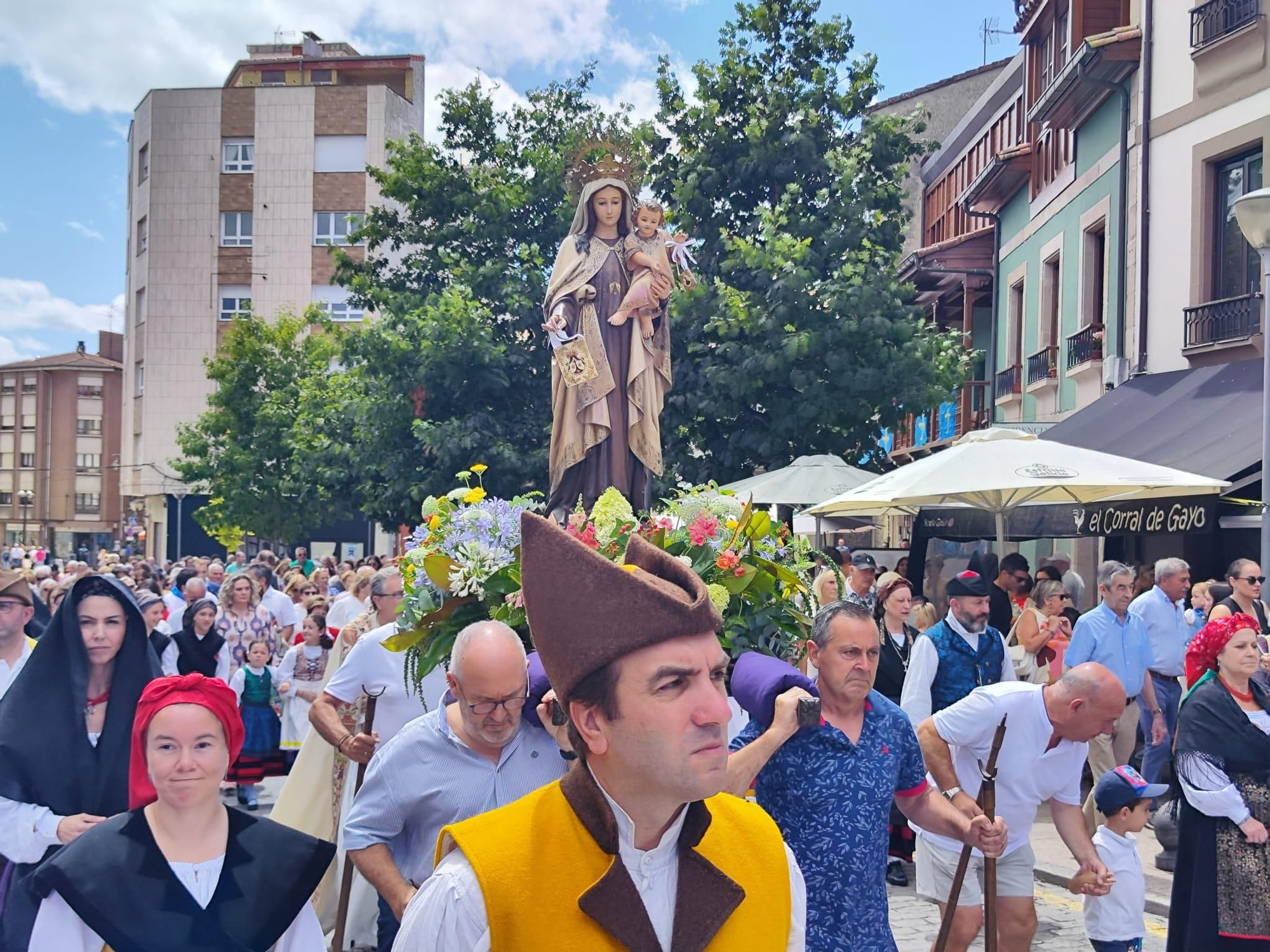 La procesión de El Carmen, en imágenes