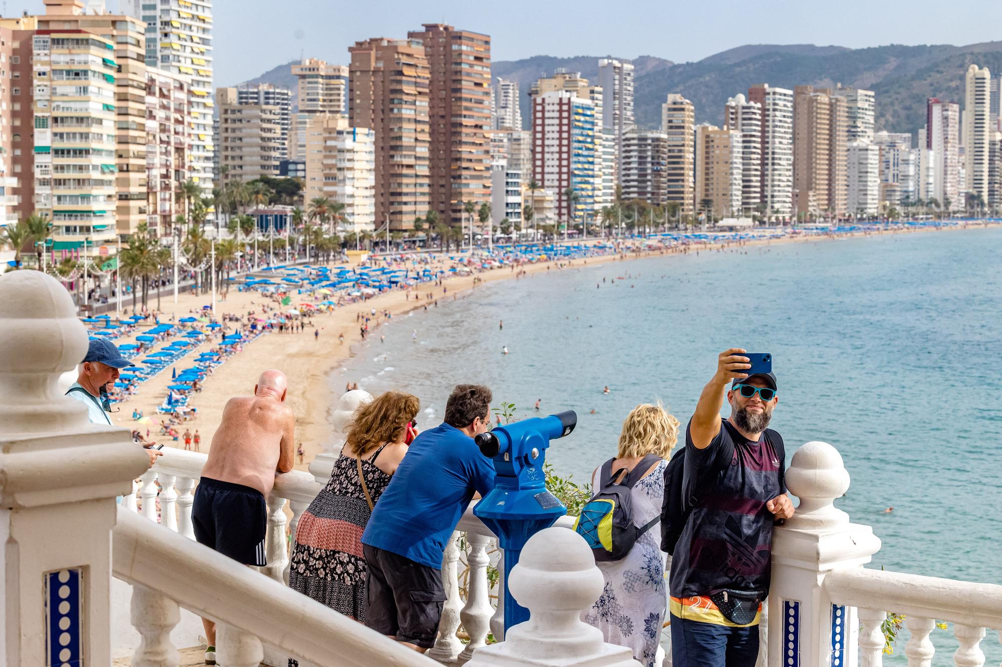 Imágenes de verano en pleno otoño.