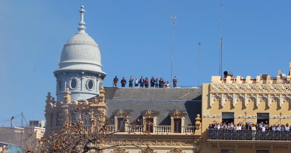 Palco desde las alturas.