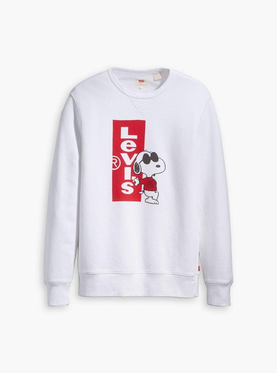 Sudadera blanca de Levi's x Peanuts