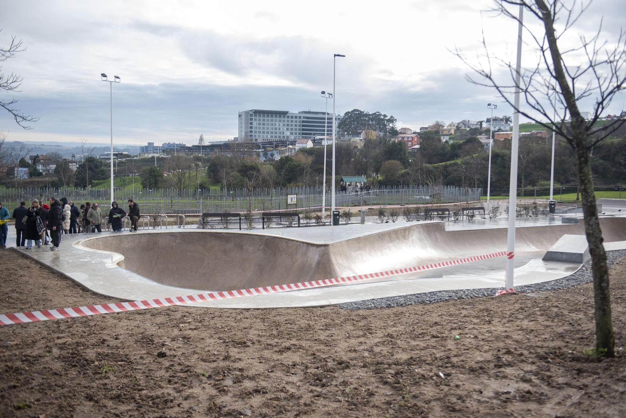 Finaliza la reforma del skate-park de Eirís