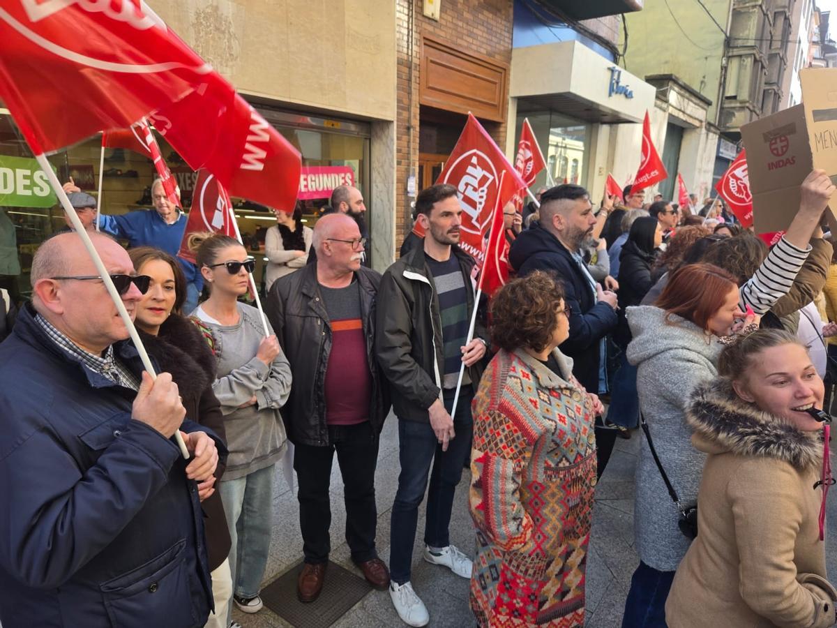 El PSOE, en la concentración que tuvo lugar en febrero