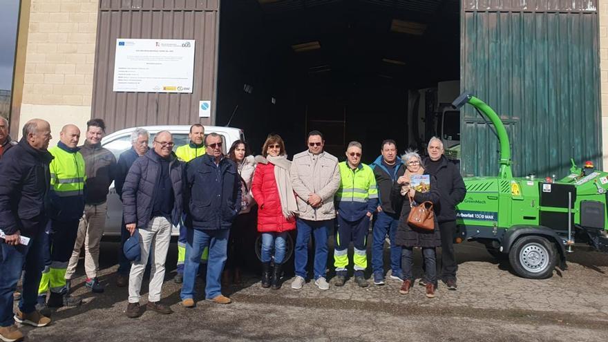 Una biotrituradora reducirá la factura de la Mancomunidad de Tierra del Vino