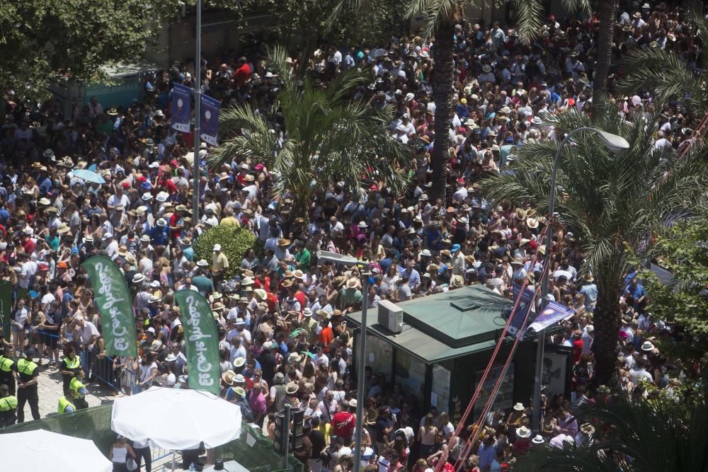 Hogueras 2018: Mascletá de las Hogueras de Alicante de 23 de junio.