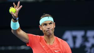 Rafa Nadal, tras ganar a Thiem en Brisbane