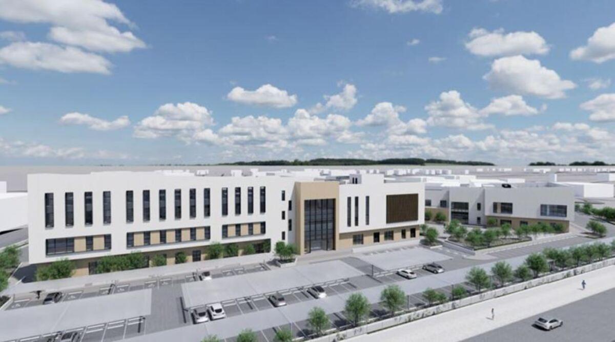 Edificio principal del complejo que se levantará en Son Bonet, en Mallorca