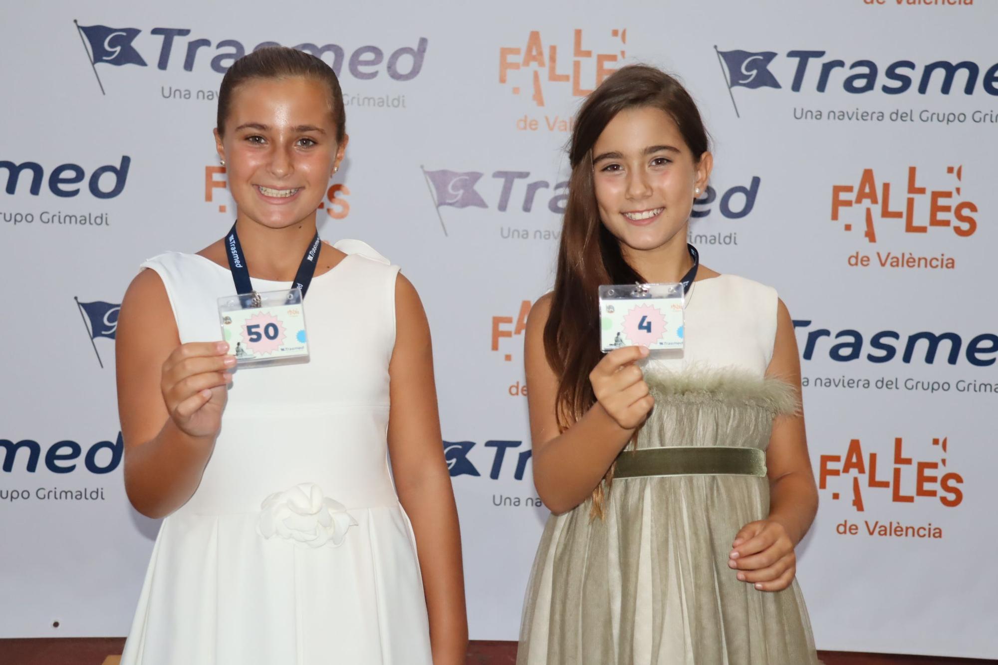 Los "números de la suerte" de las candidatas a Fallera Mayor Infantil de València 2025