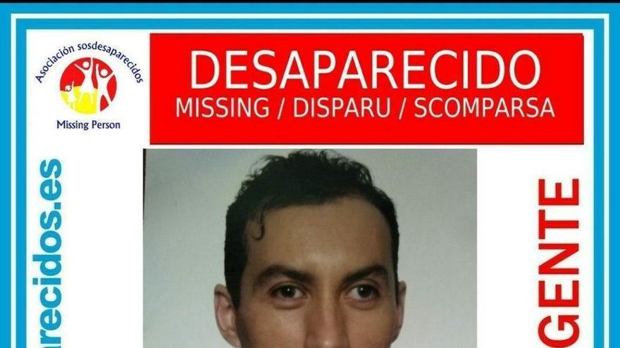 La imagen actualizada del desaparecido, difundida por SOS Desaparecidos.