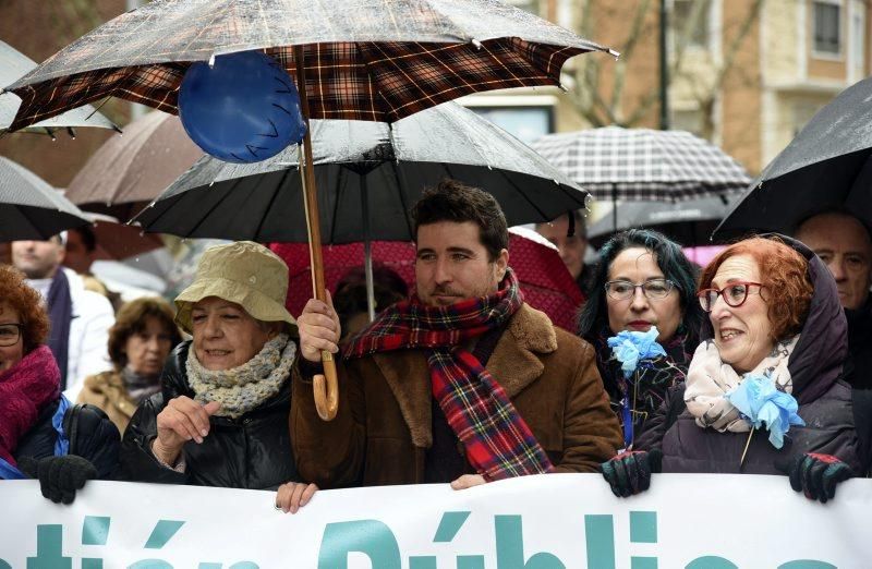 Manifestación contra el ICA en Zaragoza