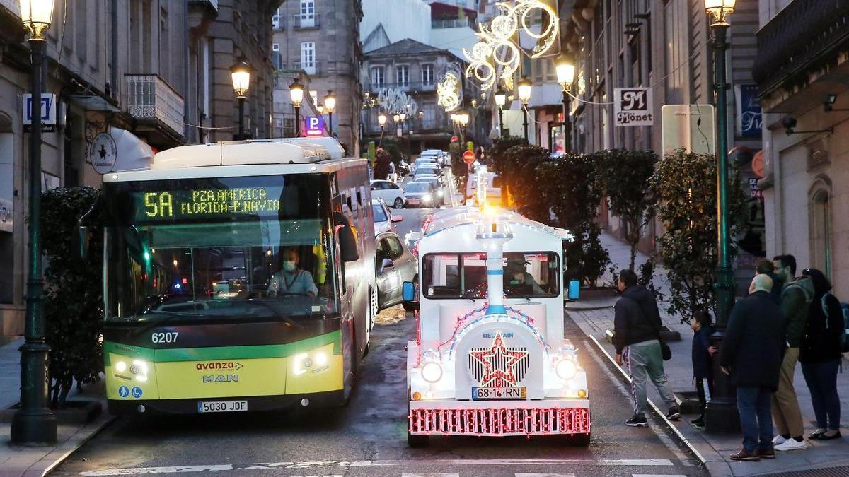 El plan de tráfico de la Navidad de Vigo estará vigente desde las 17.00 hasta las 23.30 horas.