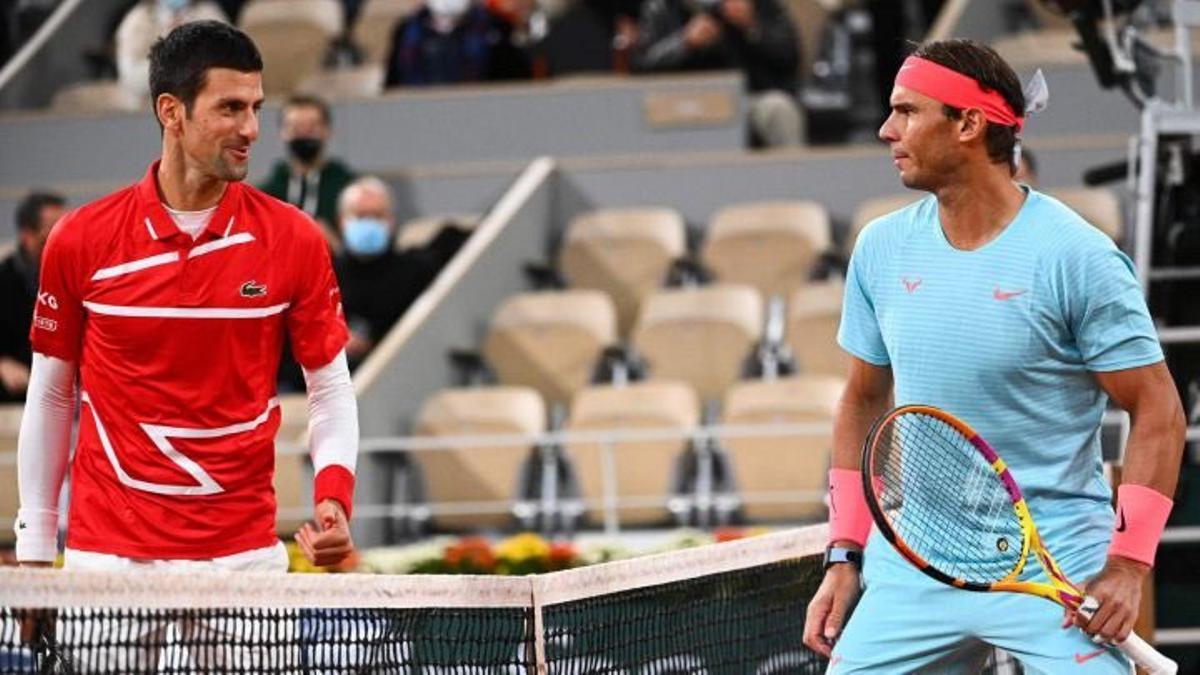 Nadal y Djokovic, en una imagen de archivo