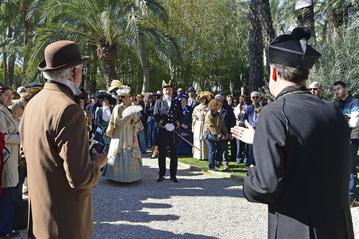 Recreación historica de la visita de la Emperatriz Sisi al Huerto del Cura