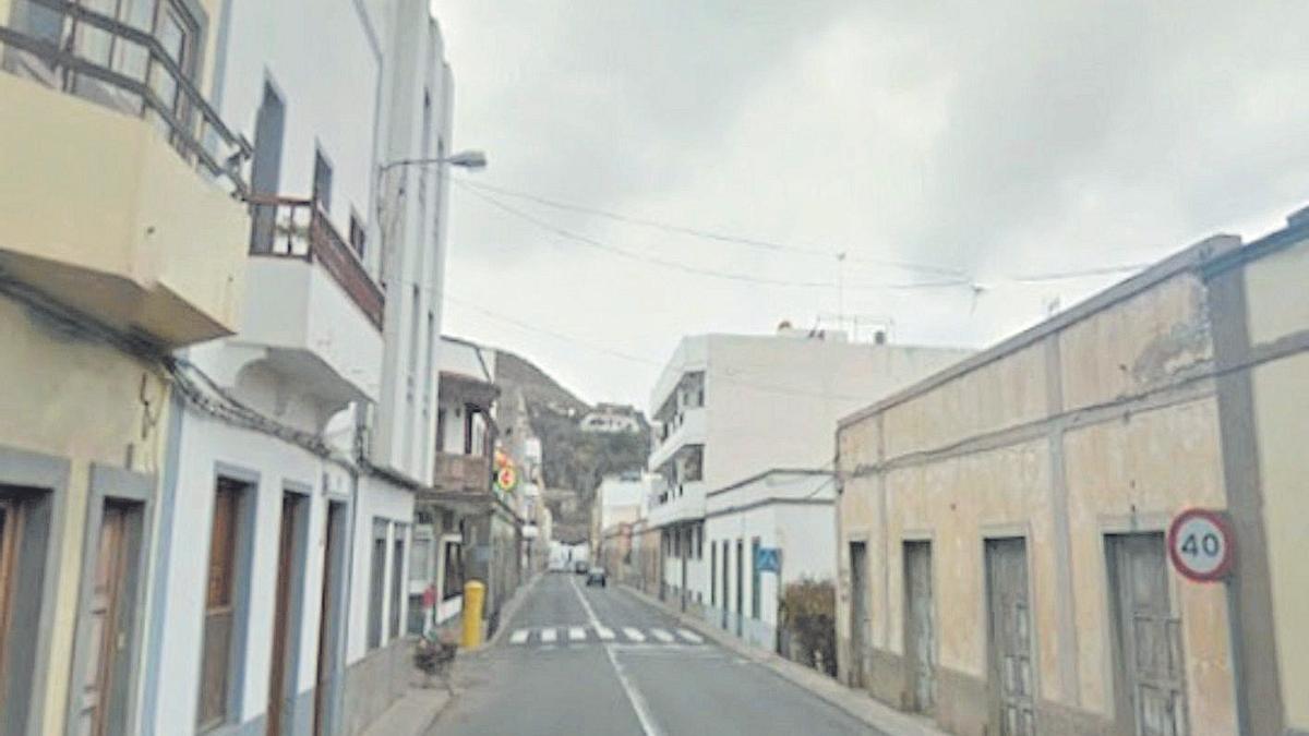 La travesía de la avenida Lairaga, en Bañaderos (Arucas).