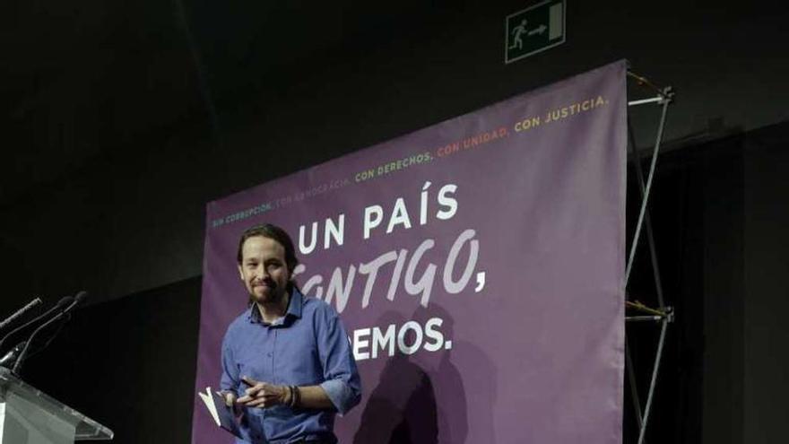 El secretario general de Podemos, Pablo Iglesias.