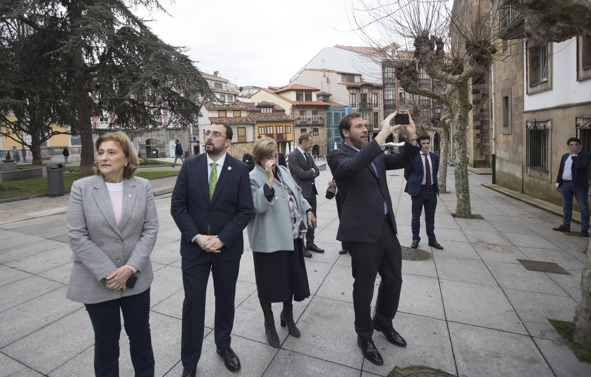 EN IMÁGENES: Así ha sido la visita a Avilés de Óscar Puente, ministro de Transportes y Movilidad Sostenible