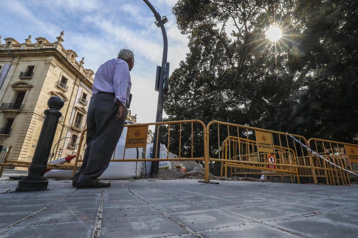 El Parterre, con el Palacio de Justicia, a la derecha, tan citado en ‘Anomia’ de Abelardo Muñoz.