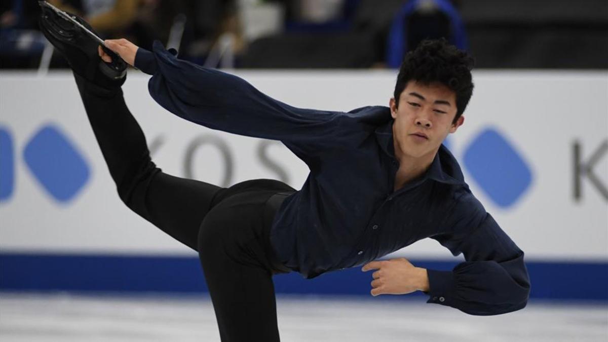 Nathan Chen, en acción