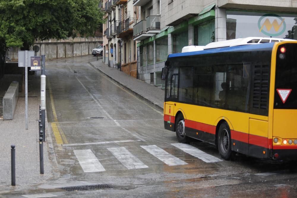 Pluja a Girona.